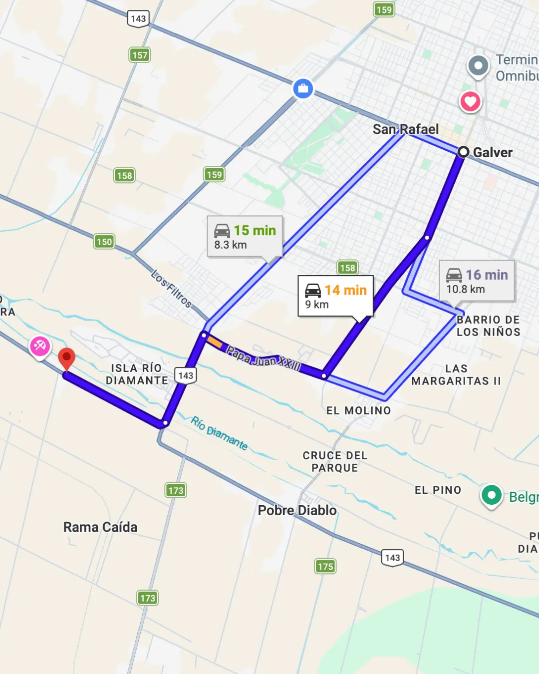 Cabaña con pileta para 2 personas en San Rafael