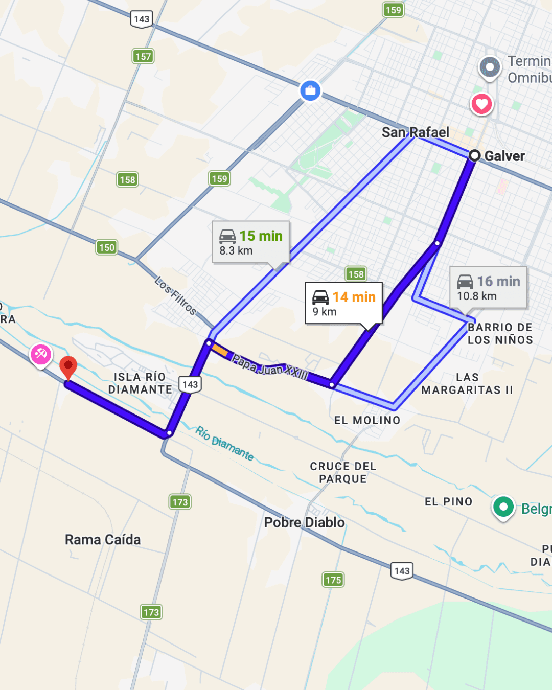 Cabaña con pileta para 2 personas en San Rafael