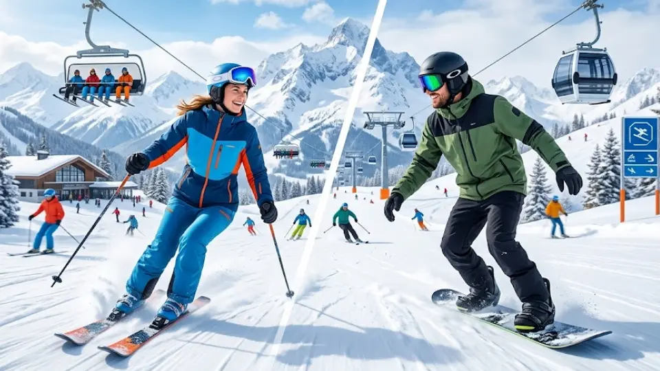 SKI vs SNOWBOARD: Cuál es más fácil de aprender?