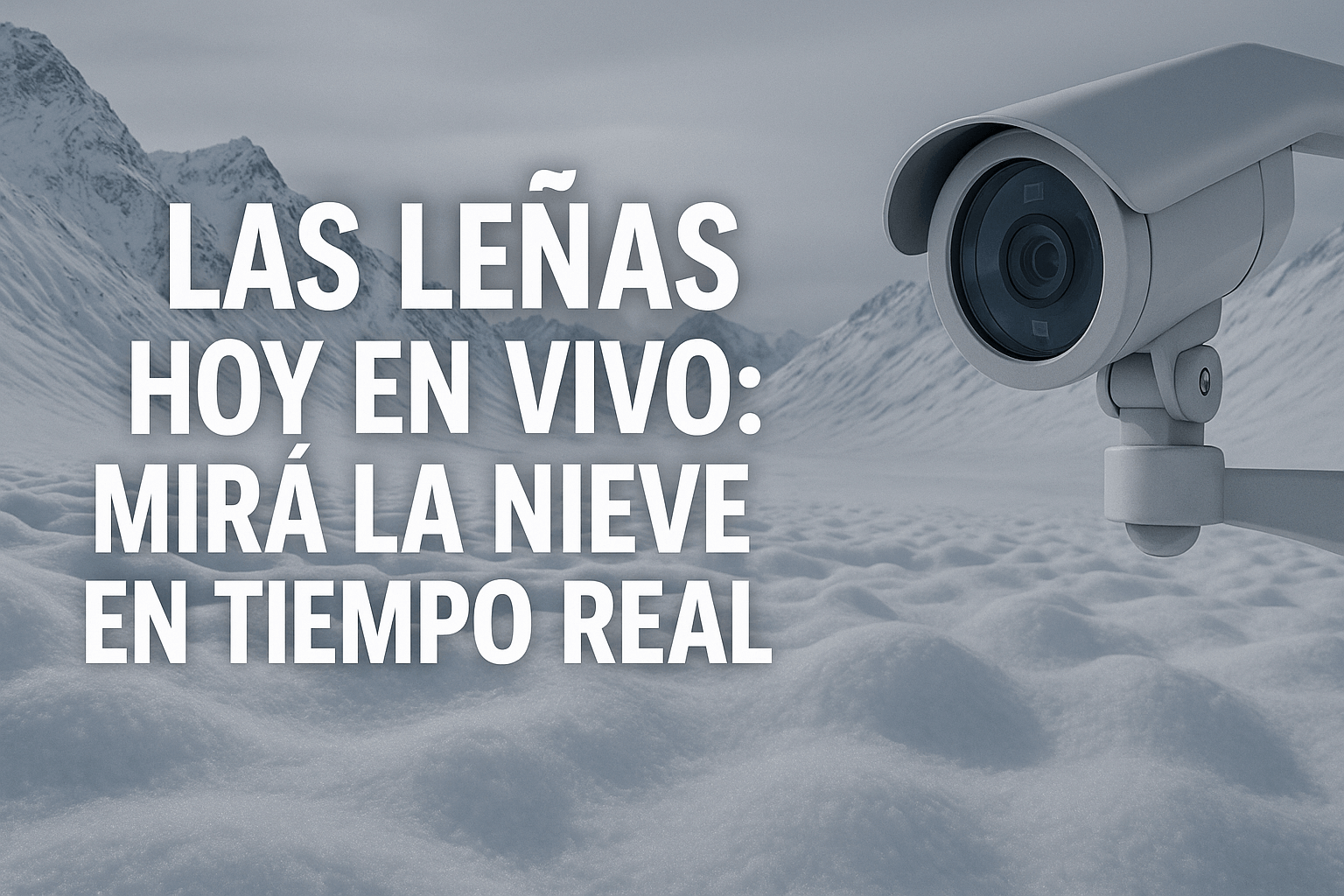 Las Leñas HOY en vivo: Mirá la nieve en tiempo real