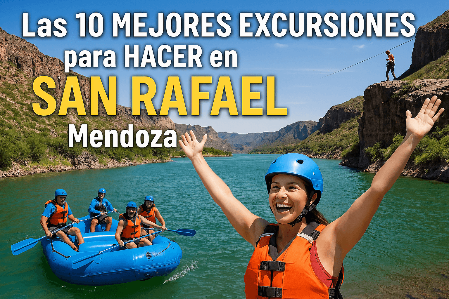 Las 7 MEJORES EXCURSIONES para HACER en SAN RAFAEL Mendoza