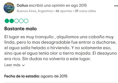 Reseña de Los Carolinos Lodge