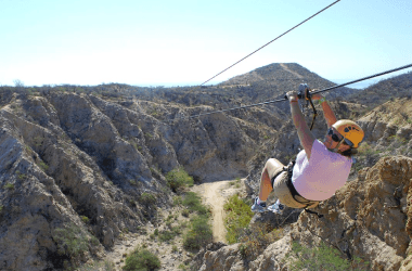 Tirolesa y puentes colgantes en Valle Grande
